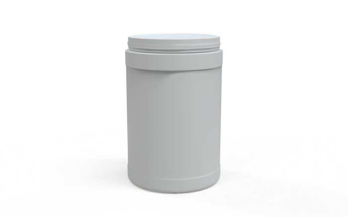2250ml HDPE Round Jar